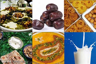 ترش کردن و برگشت غذا از معده/کاهش مصرف غذاهای سرخ کردنی در وعده سحری در ماه رمضان