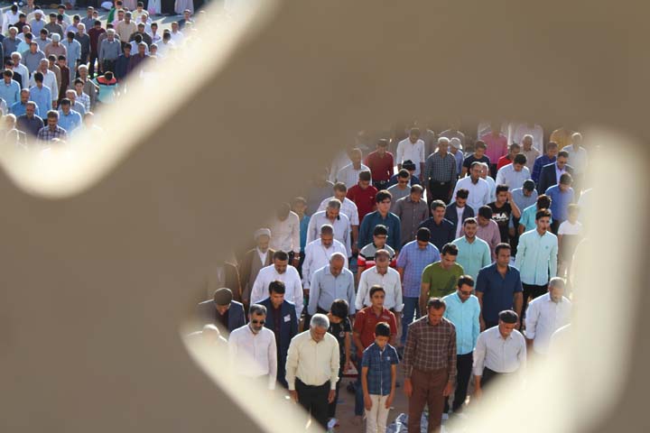 تصاویری از برگزاری نمازعید سعید فطر در میبد