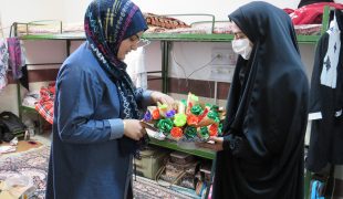 خوش آمد گویی دانشجویان دانشکده فنی دختران میبد