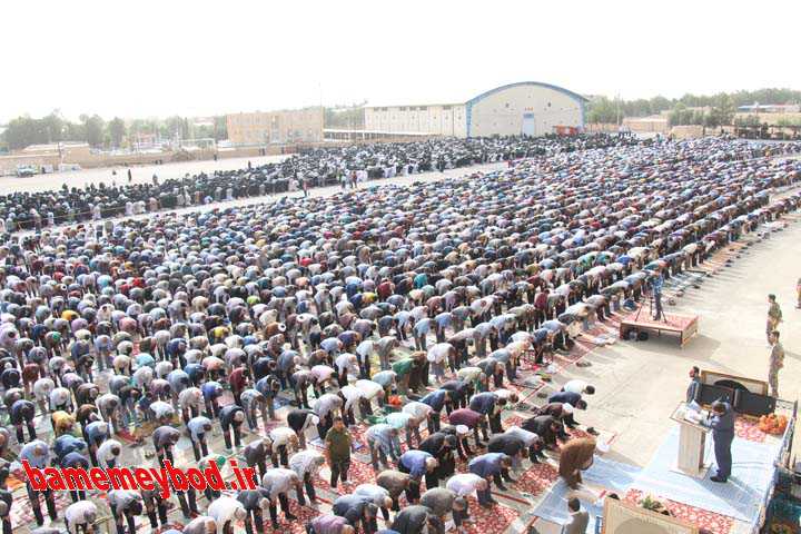 نماز عید فطر در میبد