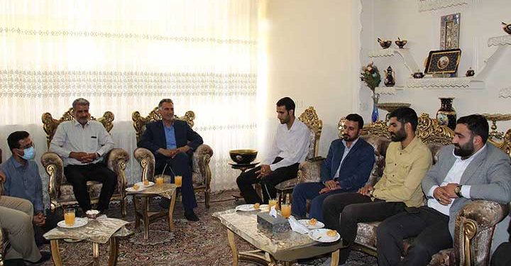 میبد دیدار با فوتبالیست جانباز میبدی