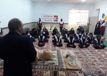 گرامیداشت هفته هلال احمر در مجتمع آموزشی سما