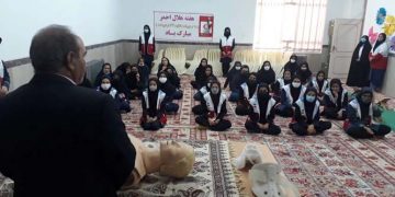 گرامیداشت هفته هلال احمر در مجتمع آموزشی سما