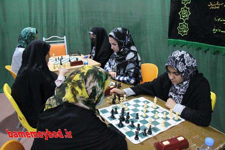 مسابقات شطرنج بانوان ویژه دومین المپیاد ورزشی محلات میبد