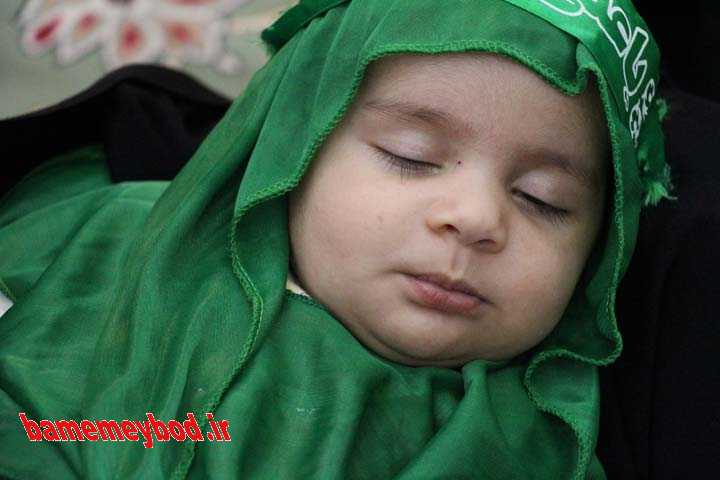 تصاویری از مراسم شیرخوارگان حسینی