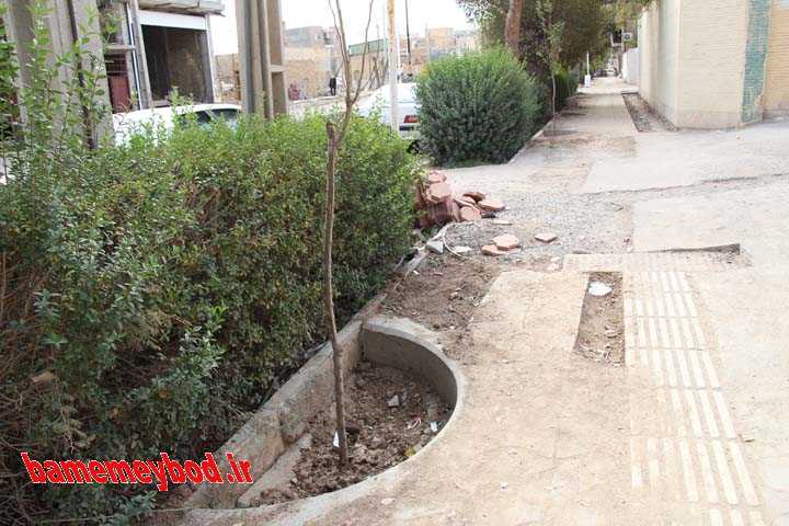 گلایه مندی شهروندان مرتبط به عملیات زیرسازی و آسفالت خیابان امام خمینی(ره) میبد