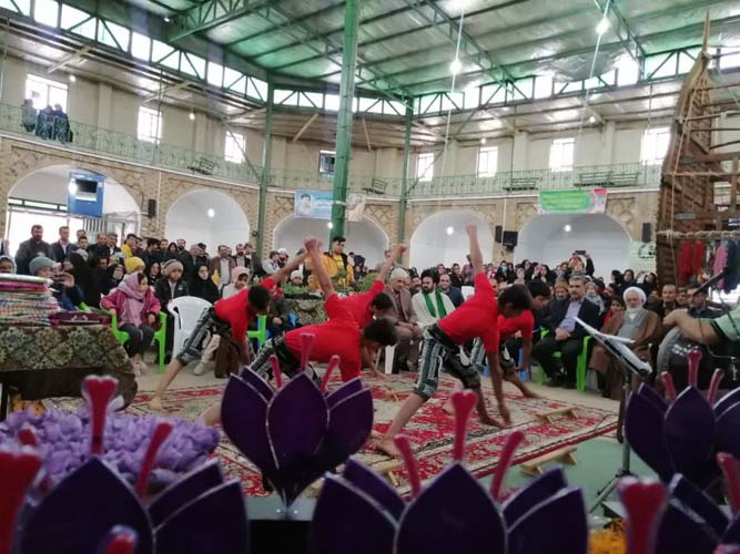 اولین جشنواره زعفران در صدراباد ندوشن میبد