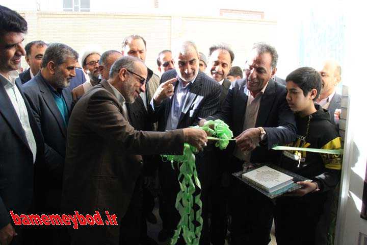 افتتاح یک مدرسه خیرساز در میبد