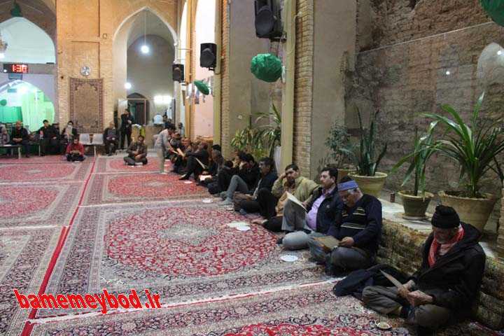 مراسم بزرگداشت جوان فداکار آبادانی در مسجد جامع