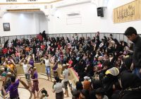 طرح اجتماع محور کودکان شاد به مناسبت ولادت حضرت علی (ع) در میبد برگزار شد