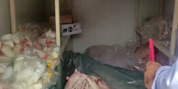 پلمپ سردخانه غیر مجاز نگهداری گوشت قرمز