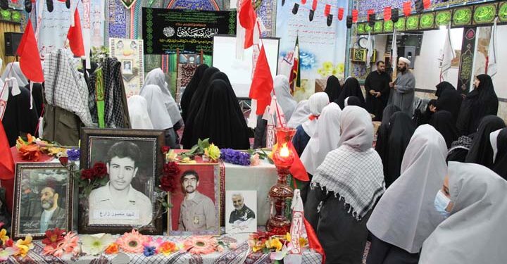 یادواره شهید شاخص منصور زارع در مسجد حافظ بشنیغان میبد