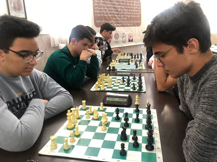 برگزاری مسابقات شطرنج مدارس متوسطه پسران قهرمانی استان یزد