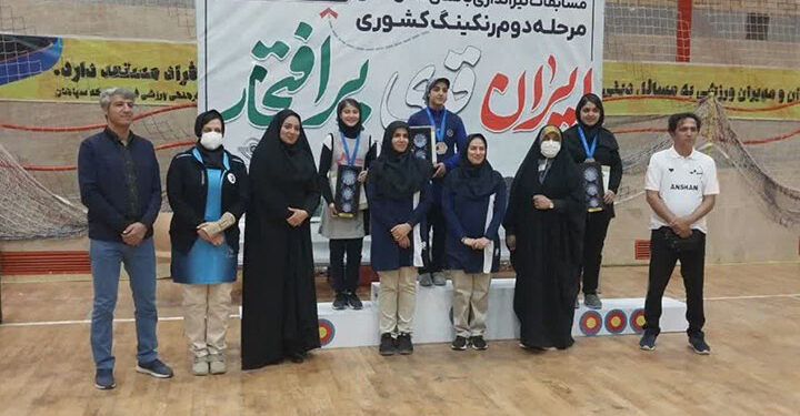 درخشش مطهره السادات منتظری فیروزآبادی کماندار میبدی در مسابقات رنکینگ کشوری