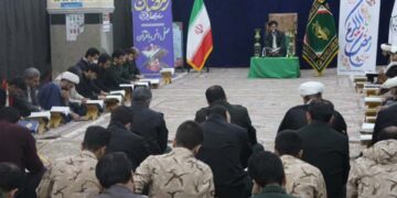 برگزاری محفل انس با قرآن کریم از سوی ناحیه مقاومت بسیج میبد