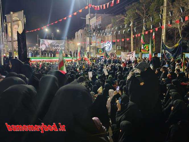 تـجـمـع بــزرگ هـیـآت مــذهــبـی مداحـان و شعـرای شهرستـان میبد به مناسبت شهادت رهبر جهان اسلام