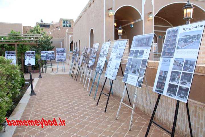 رونمایی نمایشگاه معماری دایر شده در خانه سنتی بی بی صاحب جان 